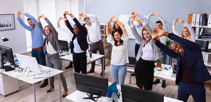 Stretches for at the office in Santa Rosa