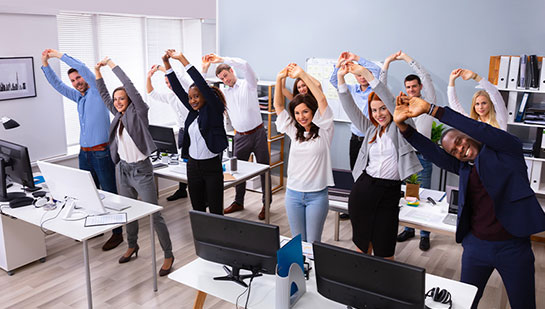 Stretches for at the office in Santa Rosa