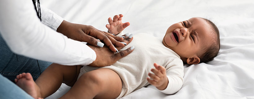 patient suffering from colic in need of chiropractor in Santa Rosa
