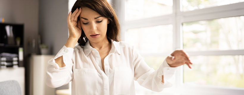 patient suffering from vertigo in need of chiropractor in Santa Rosa