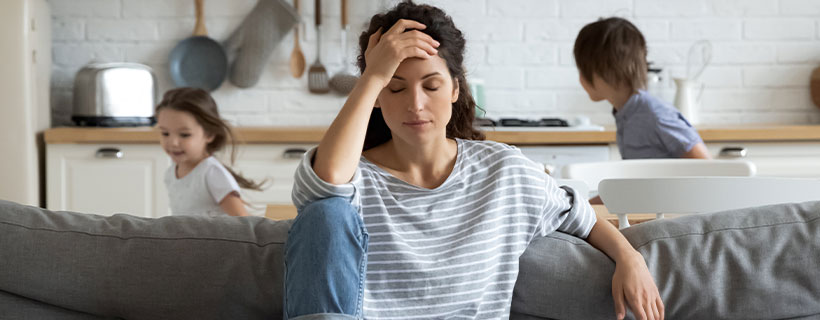 patient suffering from stress in need of chiropractor in Santa Rosa
